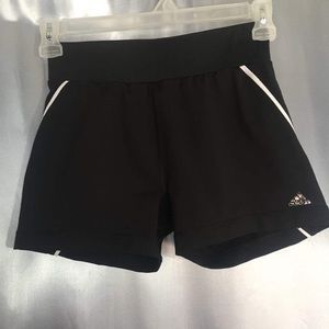 Women’s adidas  Athletic Shorts, Black and White.